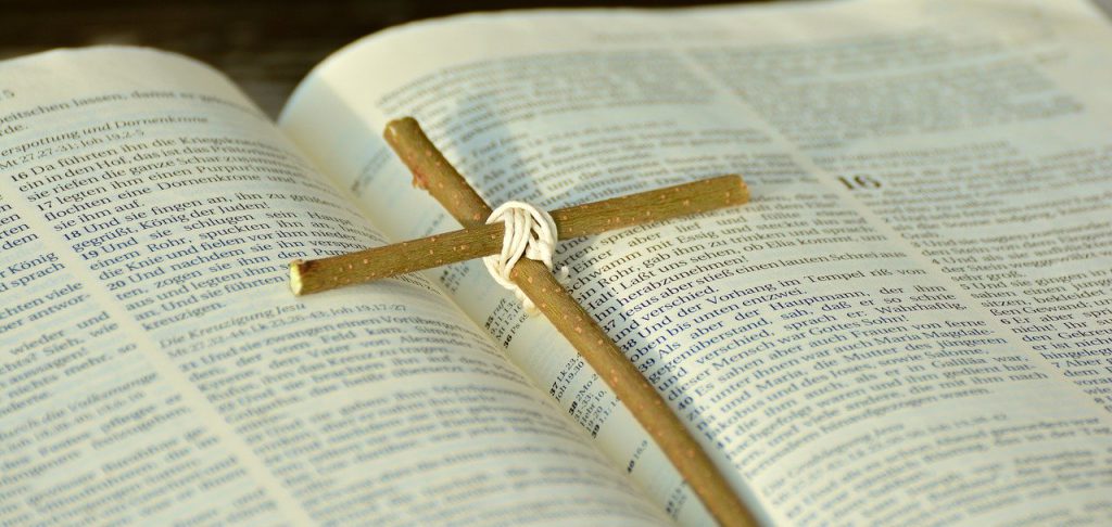 bible, cross, easter